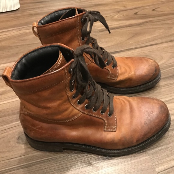 Frye brown leather boots